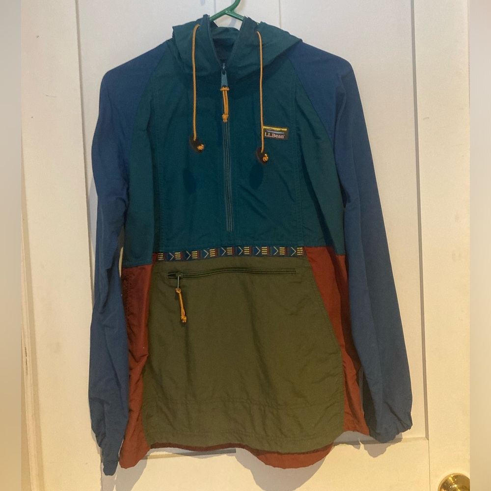 L.L. Bean- Women's Mountain Classic Anorak, Multi-Color, S Reg